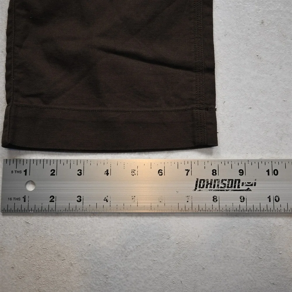 Banana Republic 31x30 Brown Linen Drawstring Straight Beach Wedding Mens Pants